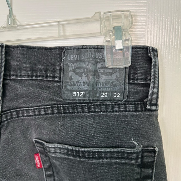 Levi 512 Slim Taper Jeans - 29 x 32  Black - Men's Denim - Picture 9 of 13